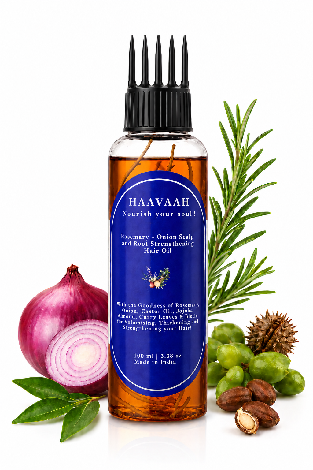 Rosemary-Onion Scalp and Root Strengthening Hair Oil