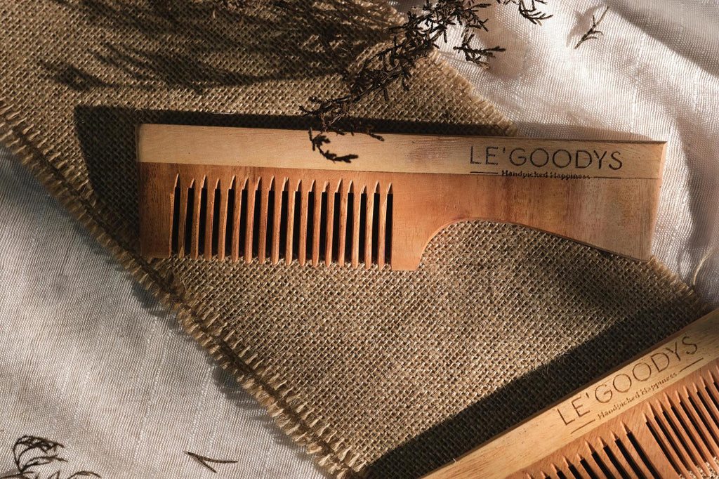 Haavaah's Neem Wooden Hair Comb