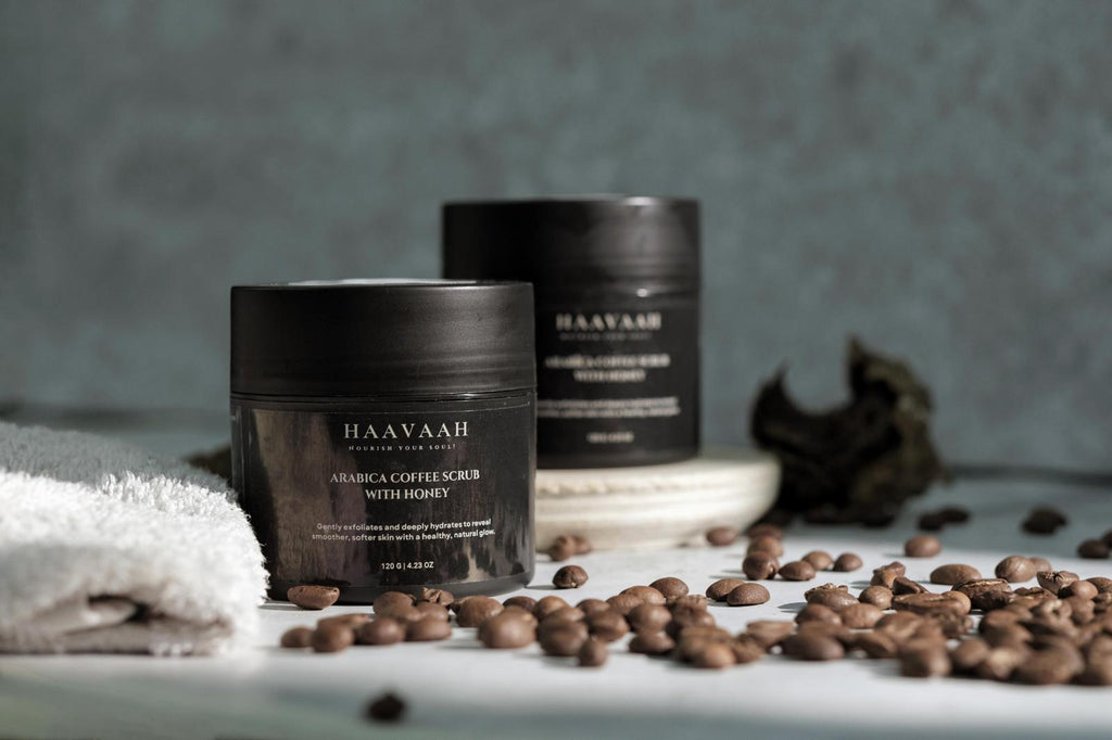 Exfoliating Arabica Coffee & Honey Body Scrub for Instant Tan Removal& Soft-Smooth Skin |De-Tan Bathing Scrub With All Natural ingredients |No Sulphate |Removes Dirt&Dead Skin From Neck,Knees,Elbows&Arms|All Skin Types,For Men&Women120 grams