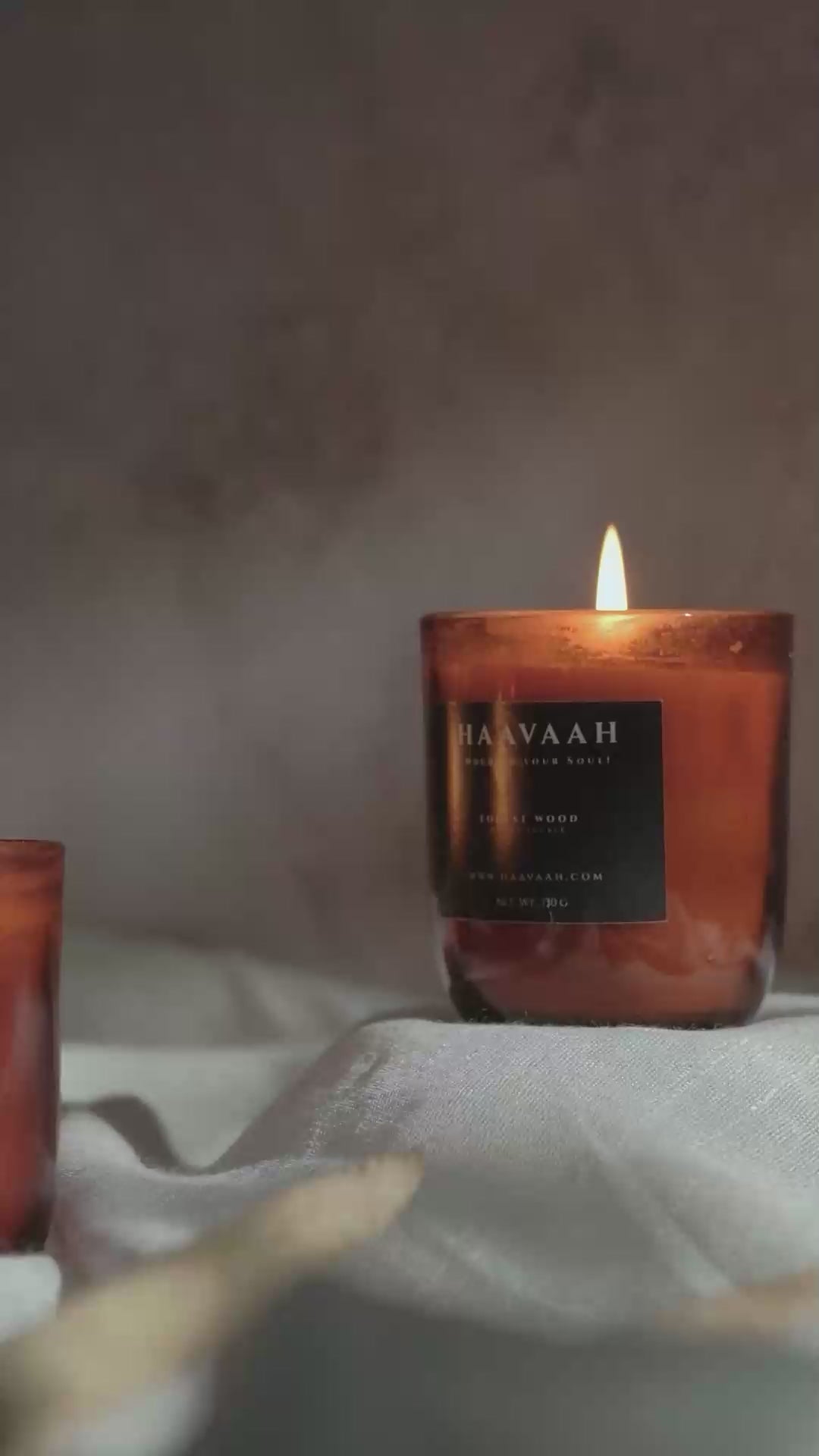 Scented Candles (22 Hours) (100% Soy Wax)- Handcrafted | Smoke-Free | Forest Wood- Oudh &amp; Woody Fragrance Candles for Home (Oudh + Honey Suckle Combo)